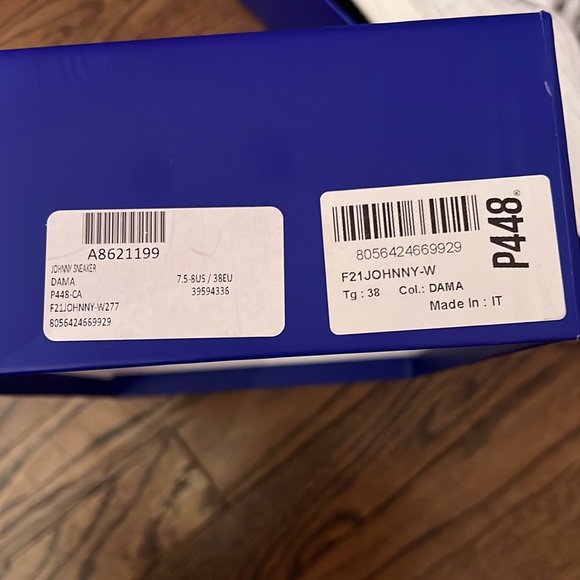 P448 new sneakers. Size 7.5-8 US 38 EU. - Picture 7 of 13